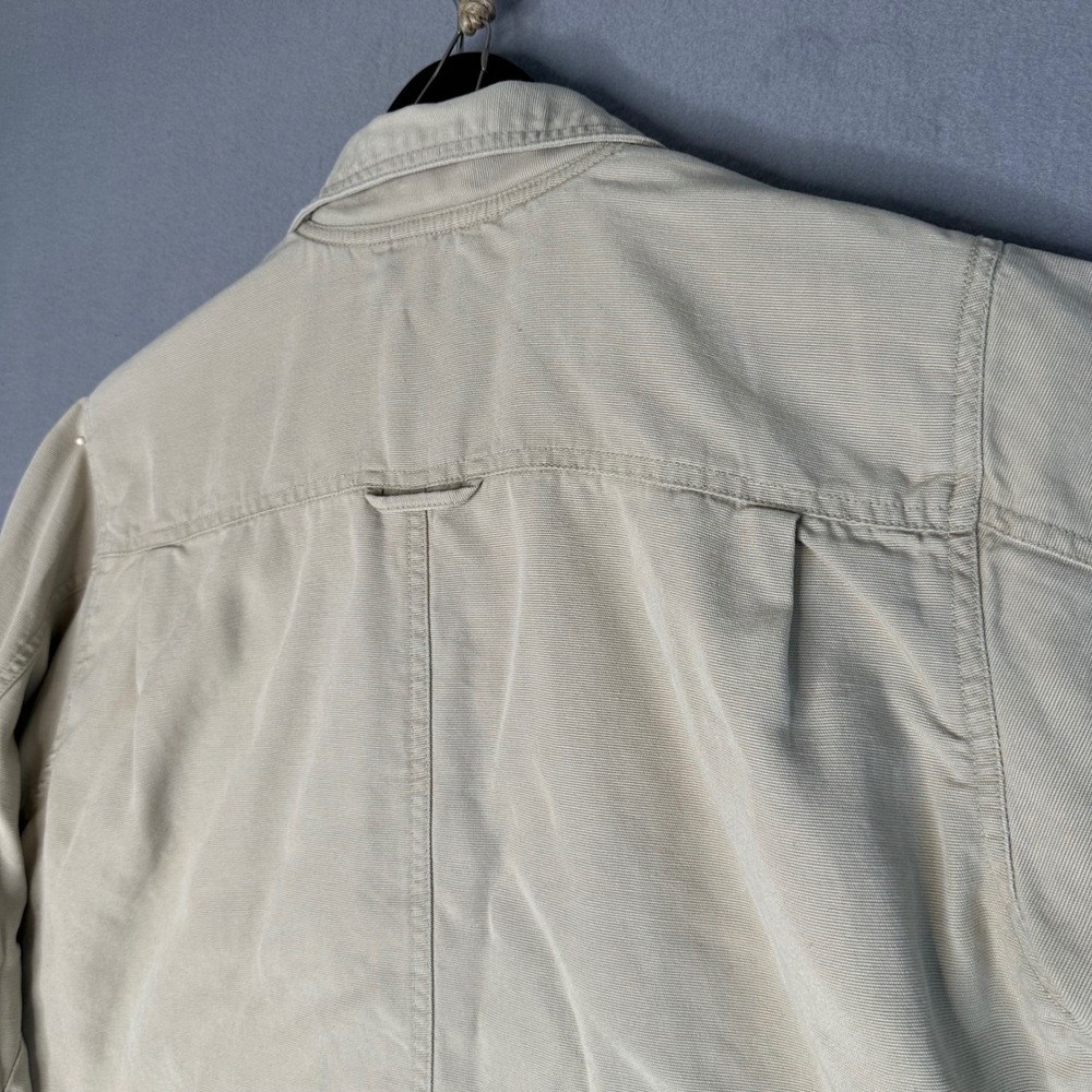Tommy Bahama Women's Tan Corduroy Full Zip Jacket Collared Buttoned Pockets XS - Picture 8 of 16